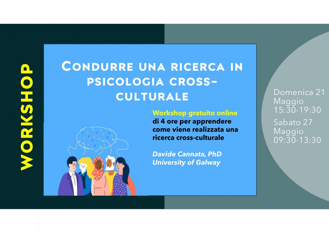 Workshop Psicologia Cross-Culturale