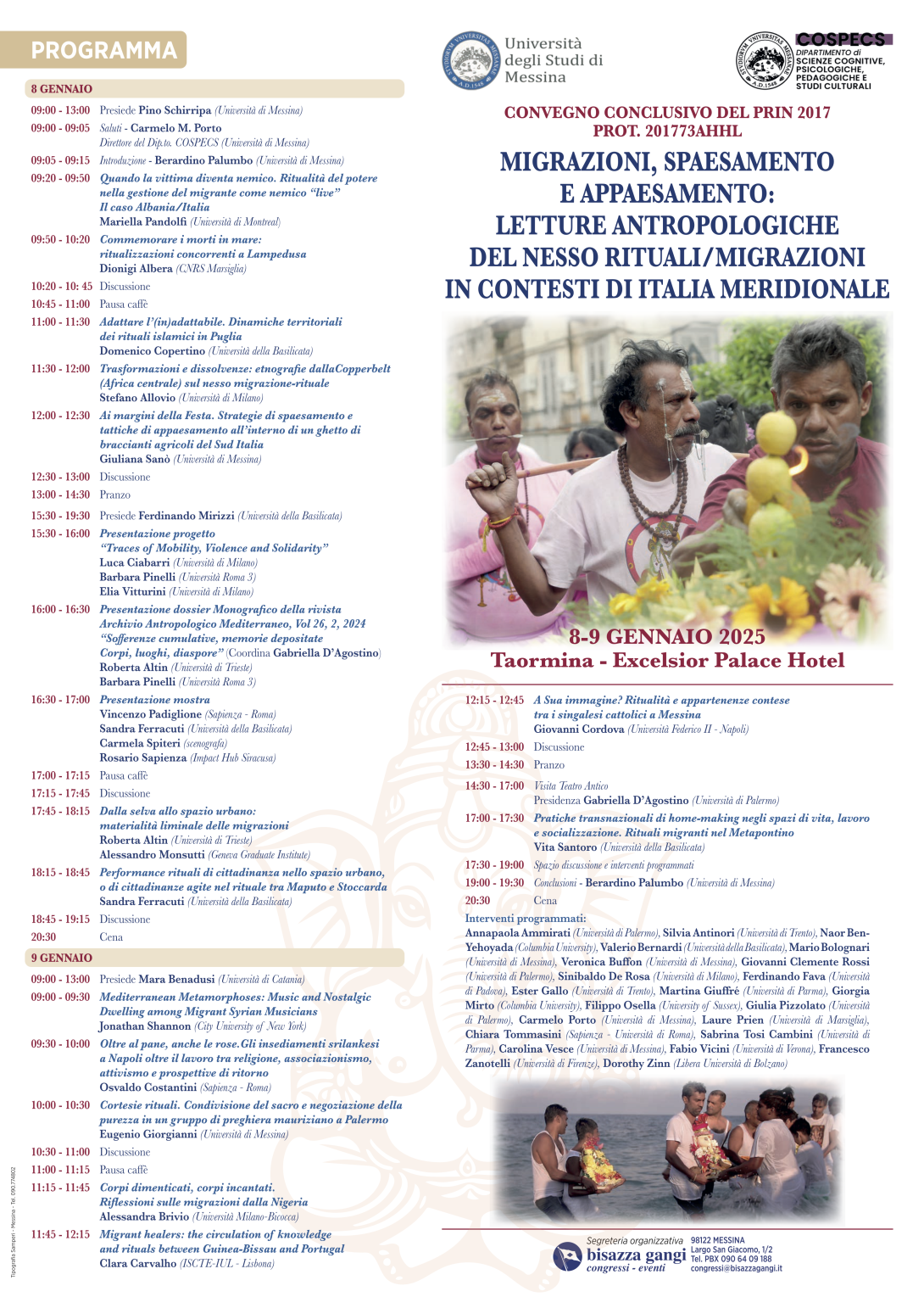 Programma Congresso Taormina 8-9 gennaio 2025