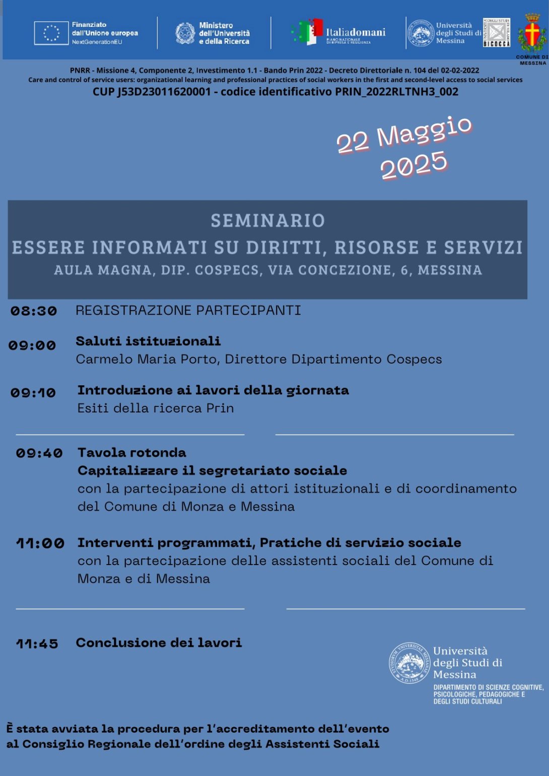 Locandina 22 maggio