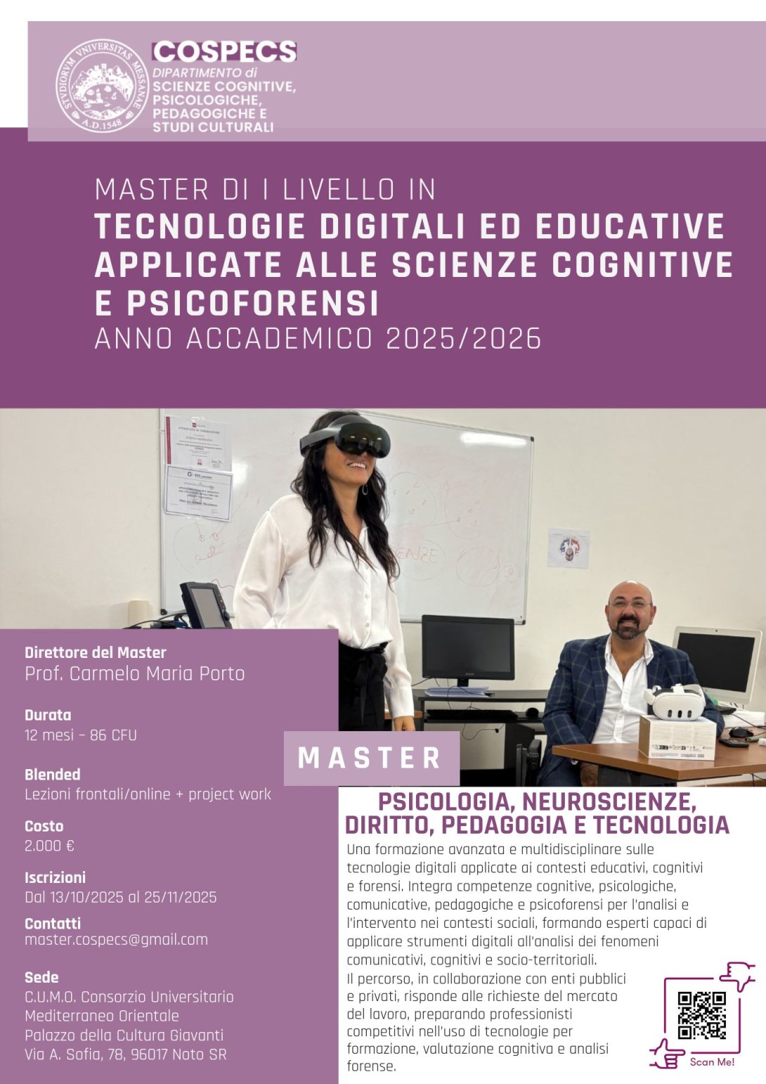 Master Tecnologie Digitali Cospecs
