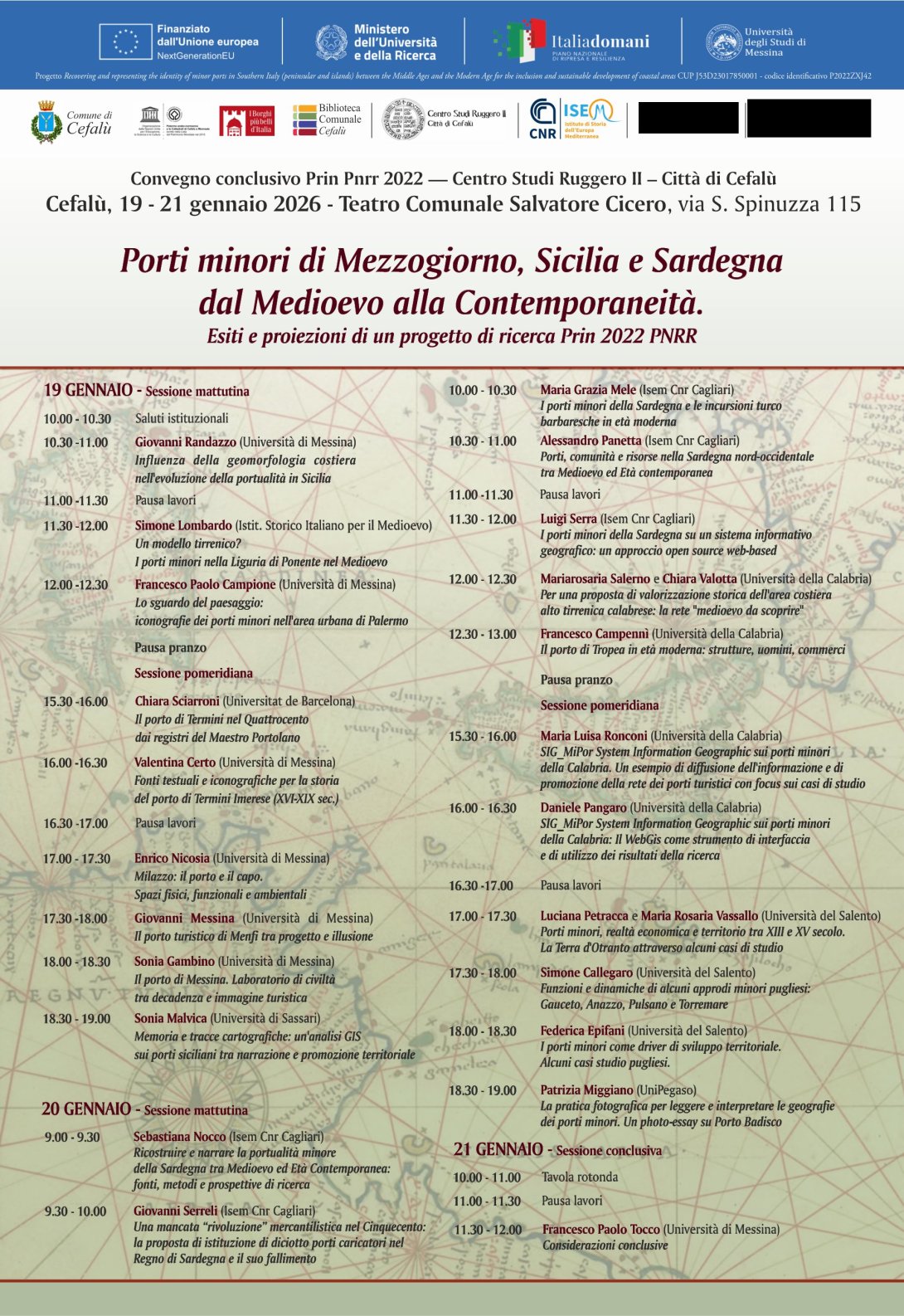 Porti minori di Mezzogiorno.........