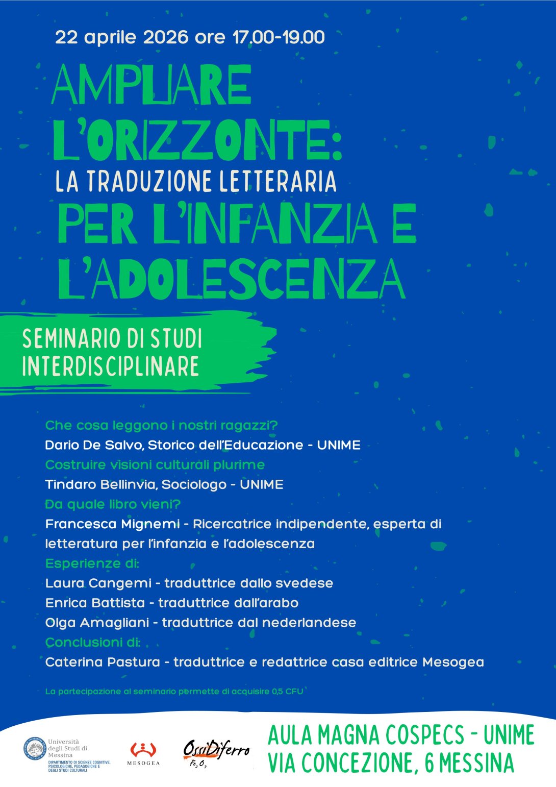 Cospecs 22 aprile 2026