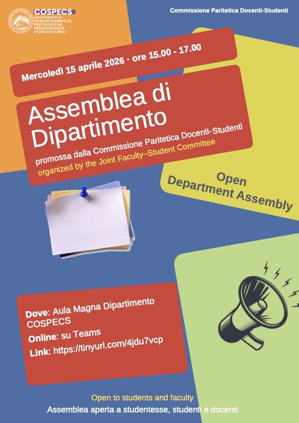 2a Assemblea di Dipartimento