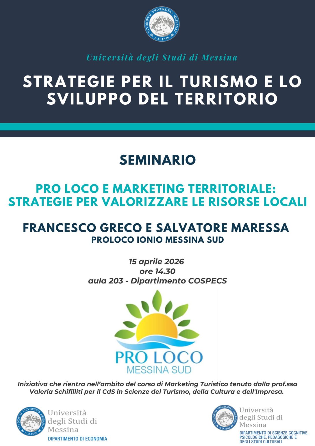 Seminario Proloco Messina Sud